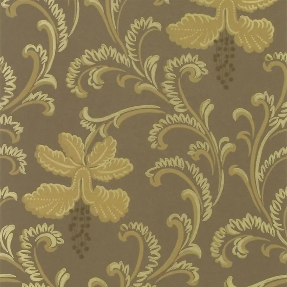 Fidelio Wallpaper - Cocoa - P498/05 - Designers Guild