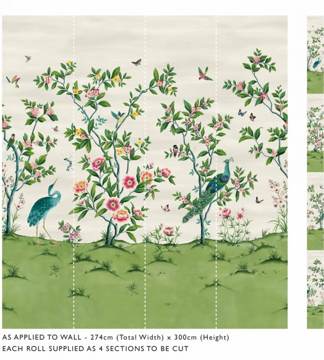 Florence Wallpaper - Fig Blossom/Apple/Peony - HDHW112891 - Harlequin