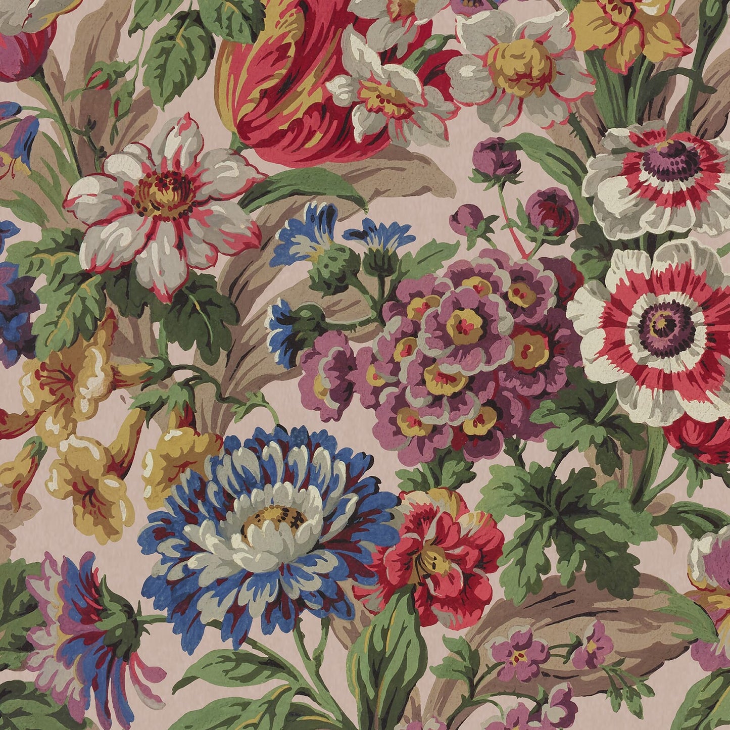 Florescence Wallpaper - Alabaster - House of Hackney