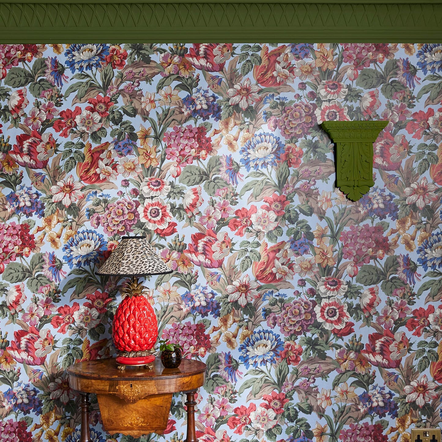 Florescence Wallpaper - Azure - House of Hackney