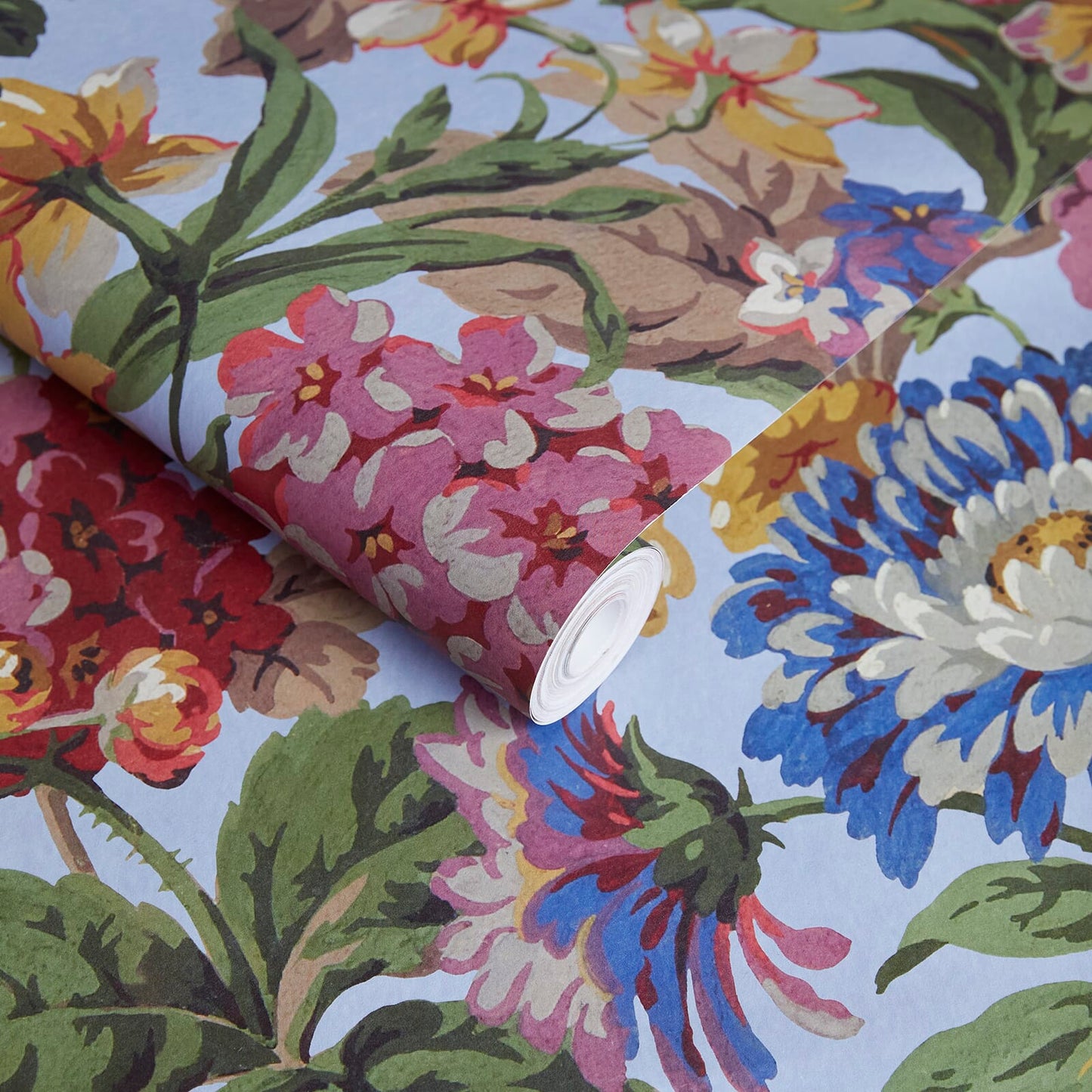 Florescence Wallpaper - Azure - House of Hackney