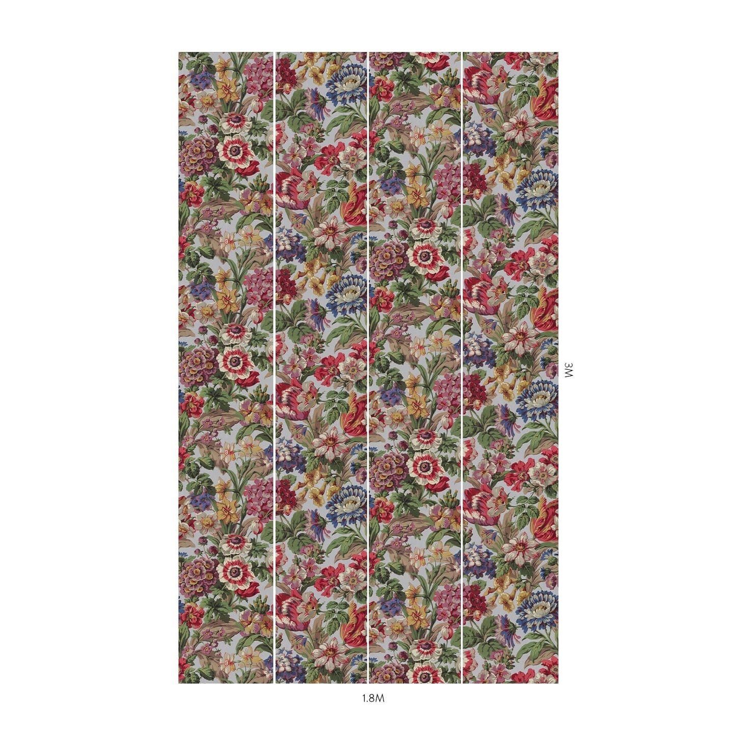 Florescence Wallpaper - Azure - House of Hackney