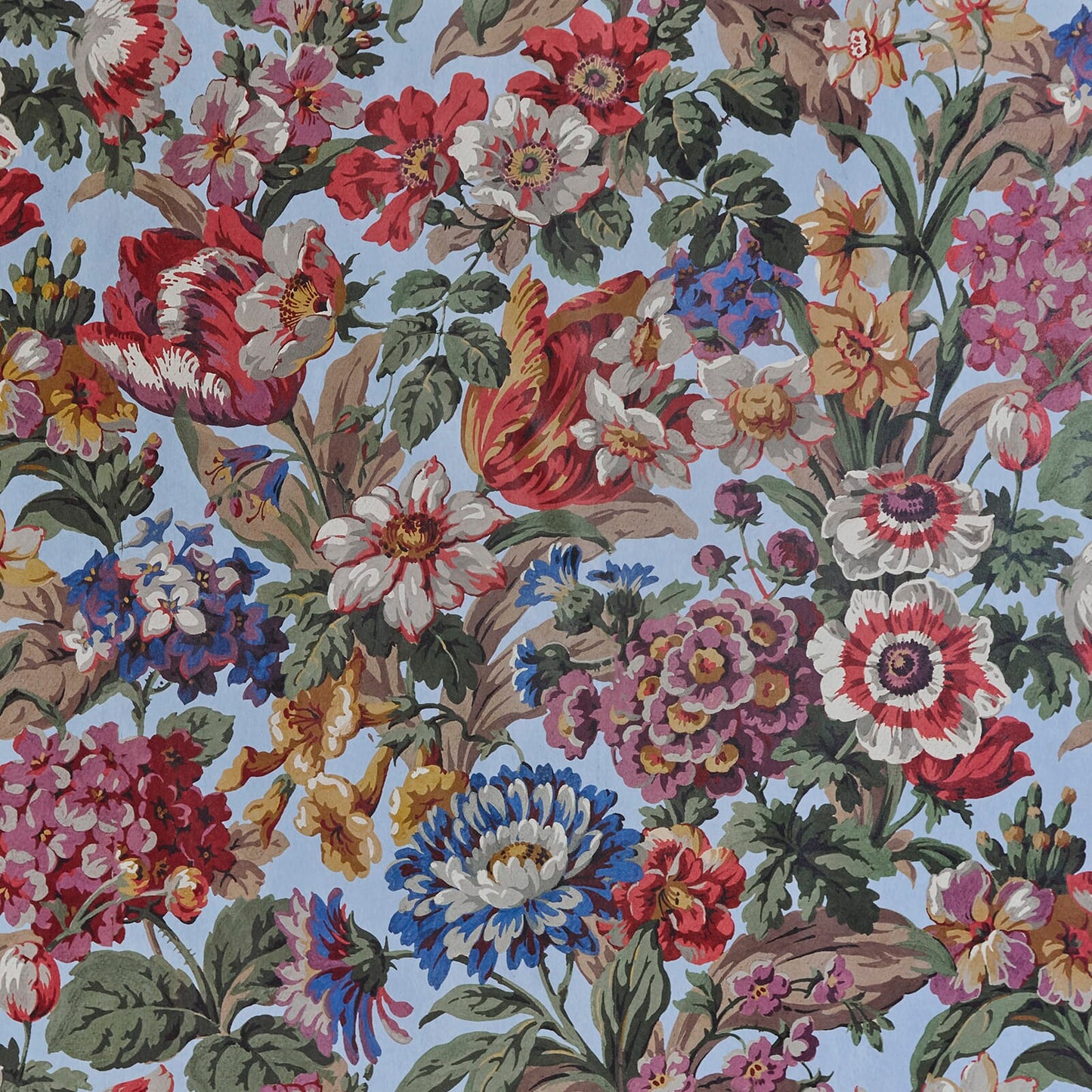 Florescence Wallpaper - Azure - House of Hackney