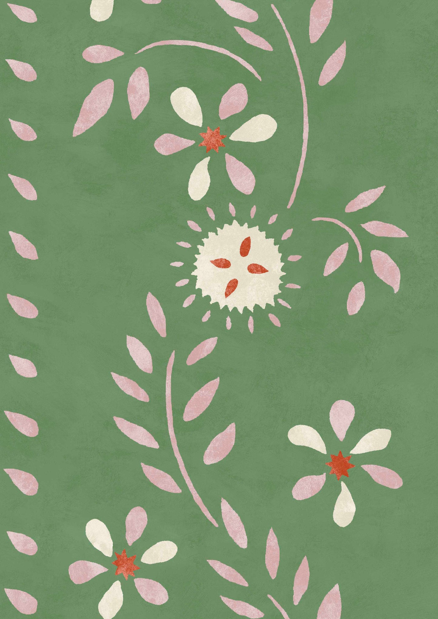 Folklore Wallpaper - Blossom Leaf