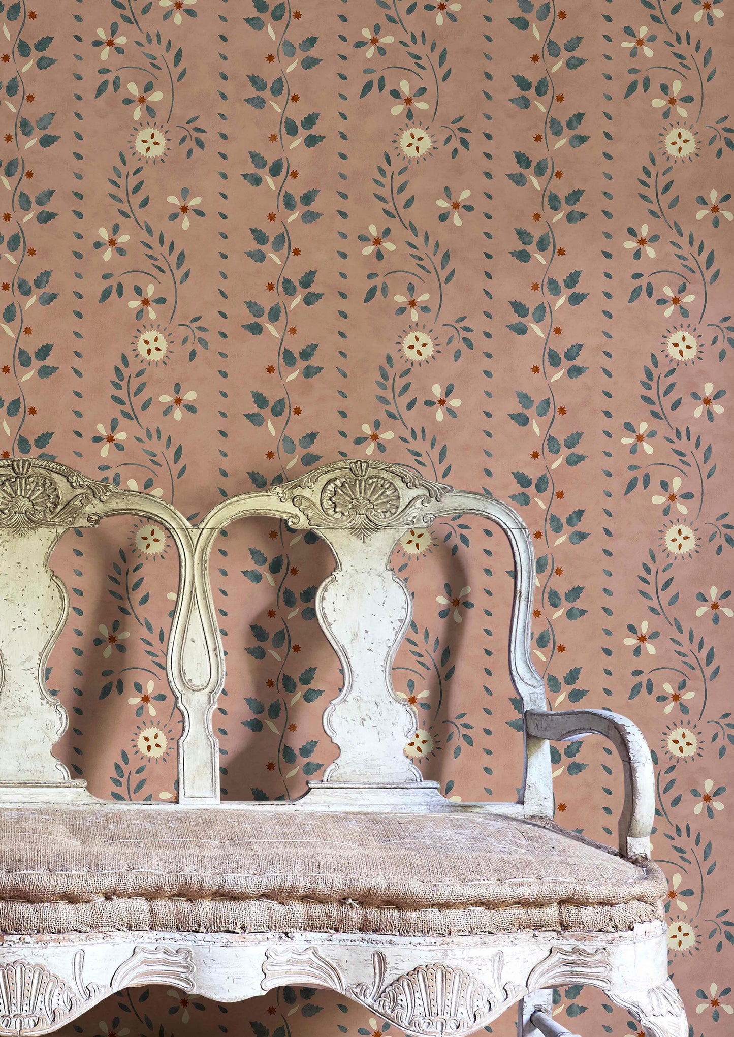 Folklore Wallpaper - Pink Salt