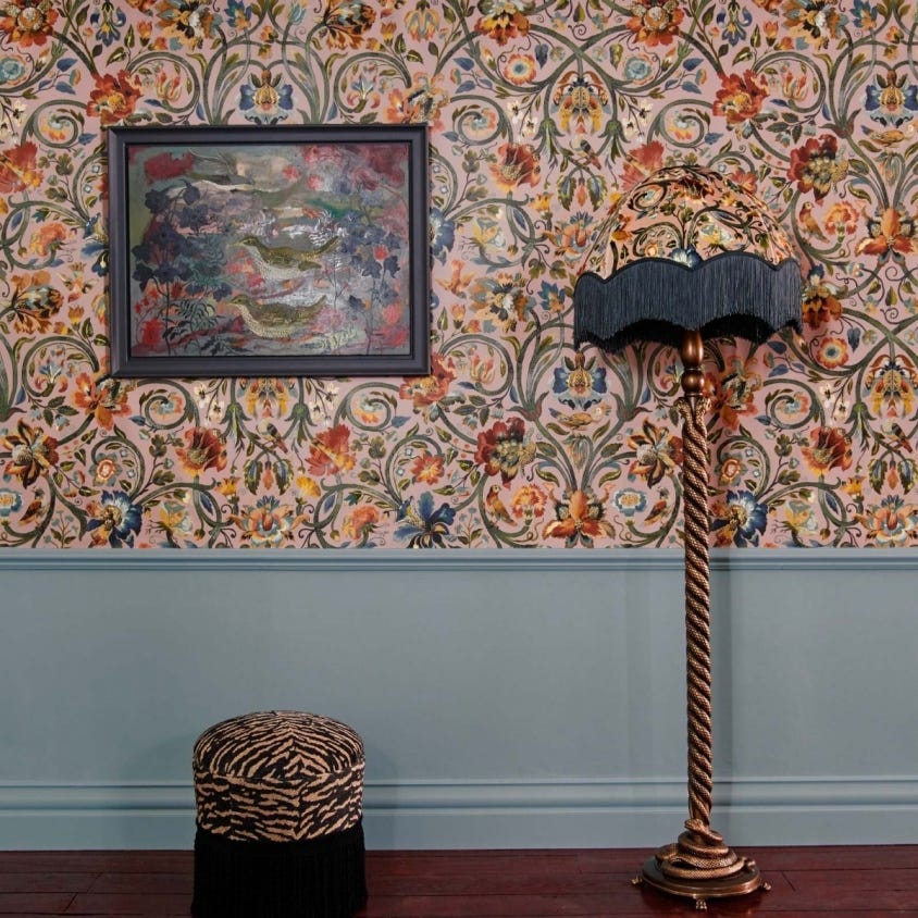 GAIA Wallpaper - Blush - House of Hackney