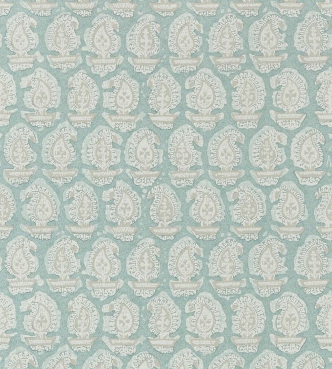 Gada Paisley Wallpaper - Robin's Egg - AT78783 - Anna French