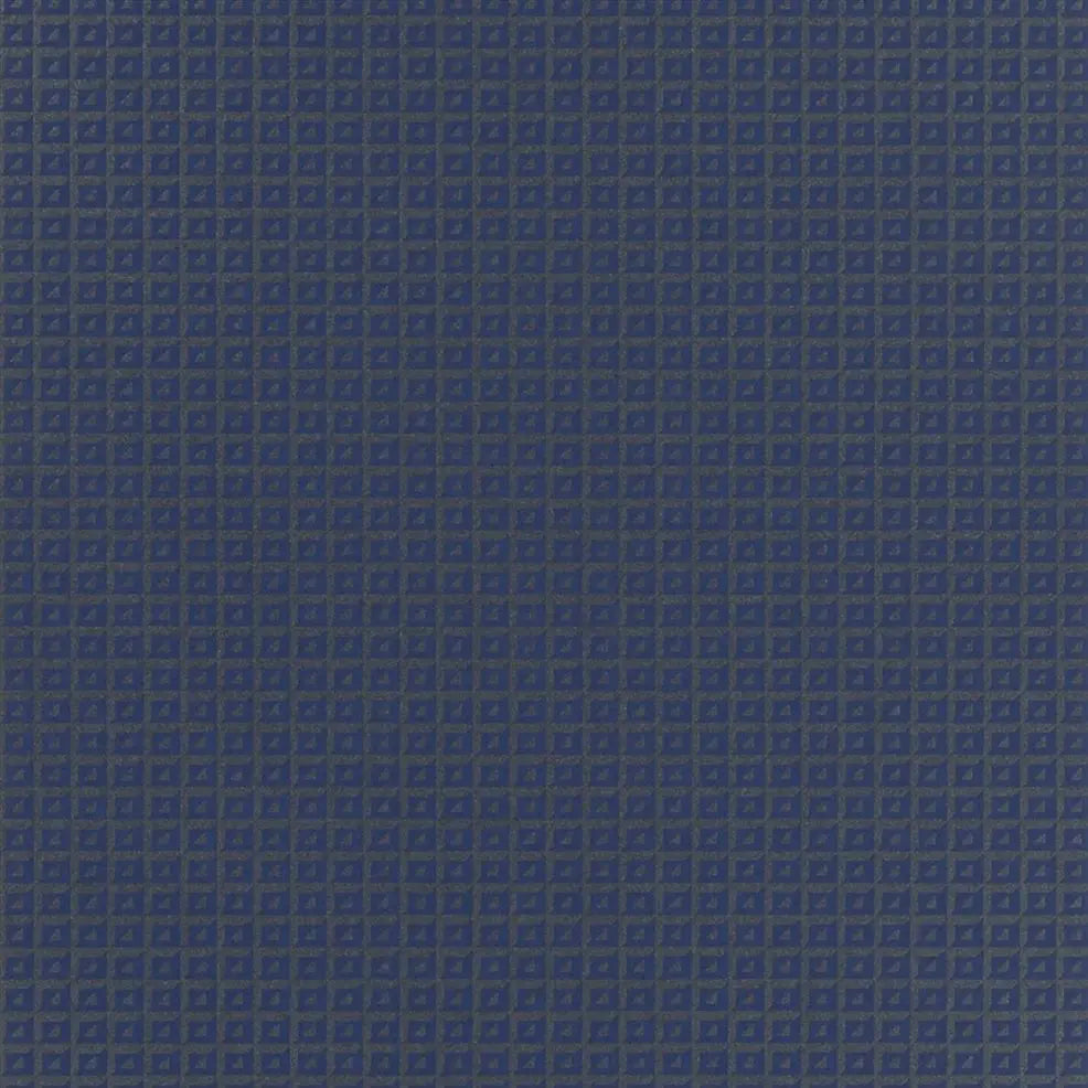 Gautrait Wallpaper - Indigo - P597/15 - Designers Guild