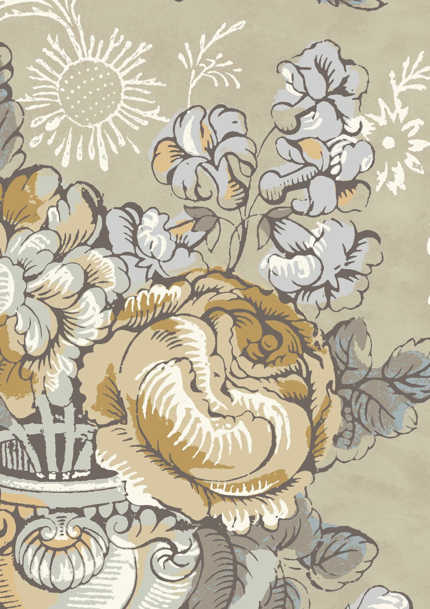 Georgia Wallpaper - Gold Slate