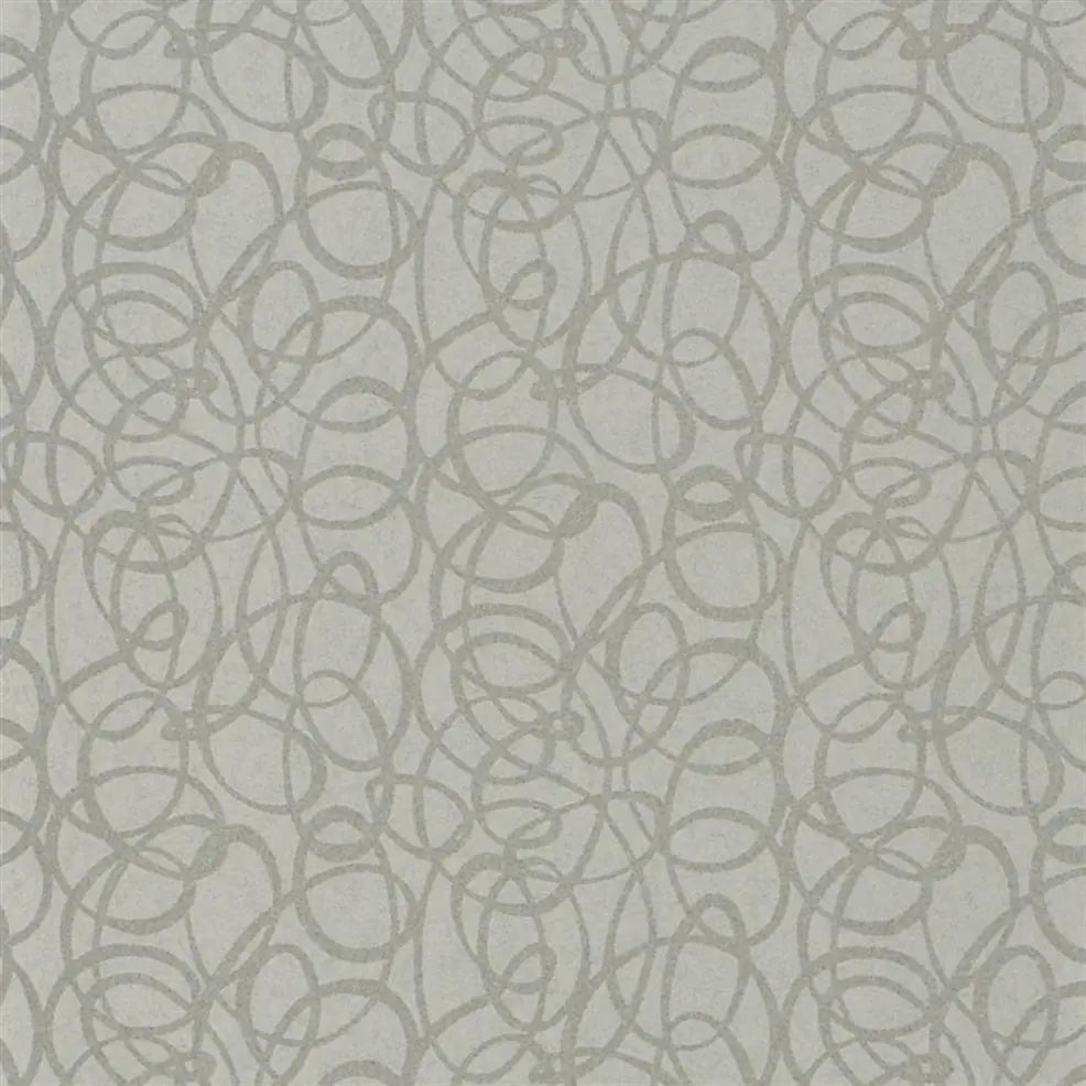 Girandole Wallpaper - Silver - PDG690/04 - Designers Guild