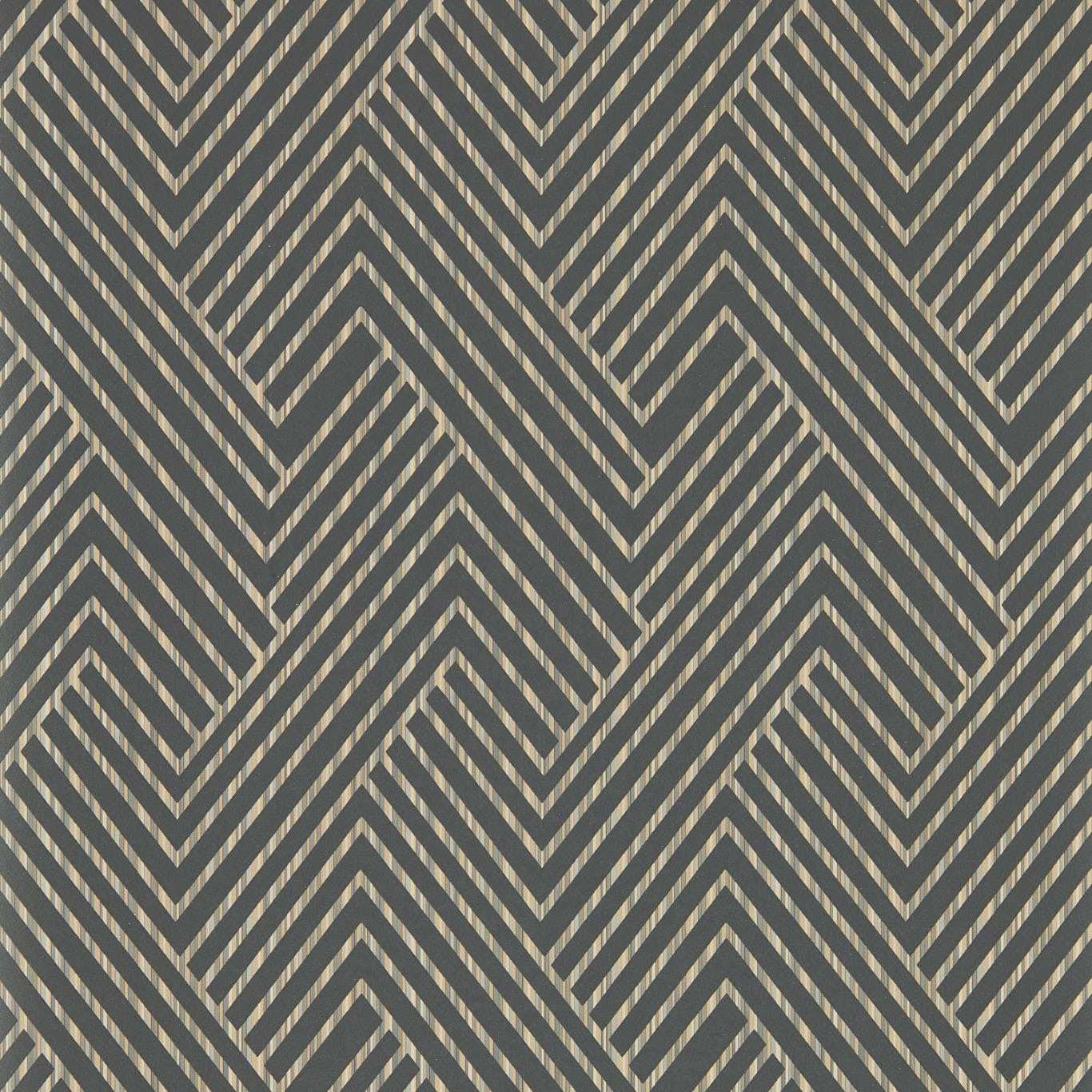 Grassetto Wallpaper - Charcoal - Clarke & Clarke