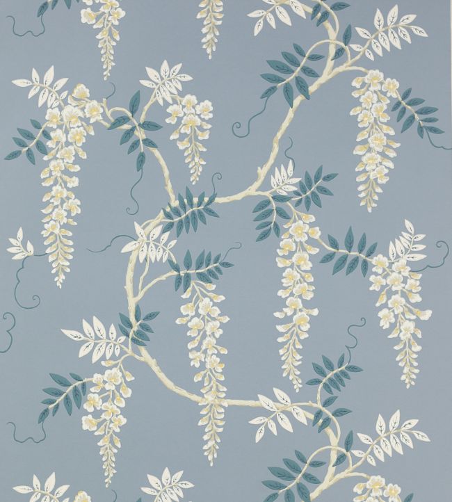 Grayshott Wallpaper - Navy - Colefax & Fowler