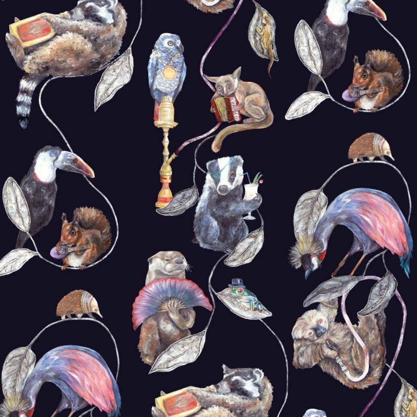 HACKNEY EMPIRE Wallpaper - Midnight - House of Hackney