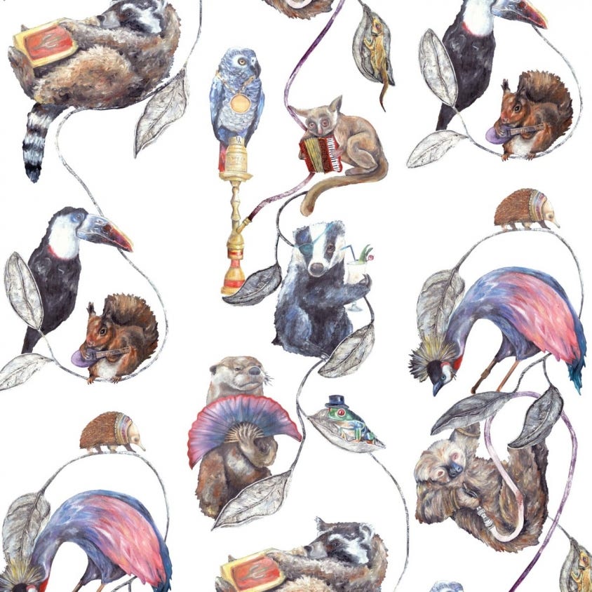 HACKNEY EMPIRE Wallpaper - White - House of Hackney