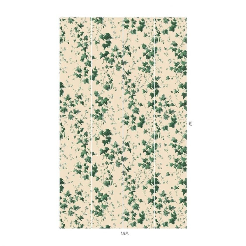 HEDERA Wallpaper - Viridian - House of Hackney