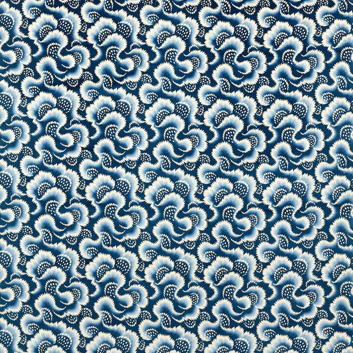 Ludaix Velvet Fabric - Pacific - Harlequin - Henry Holland