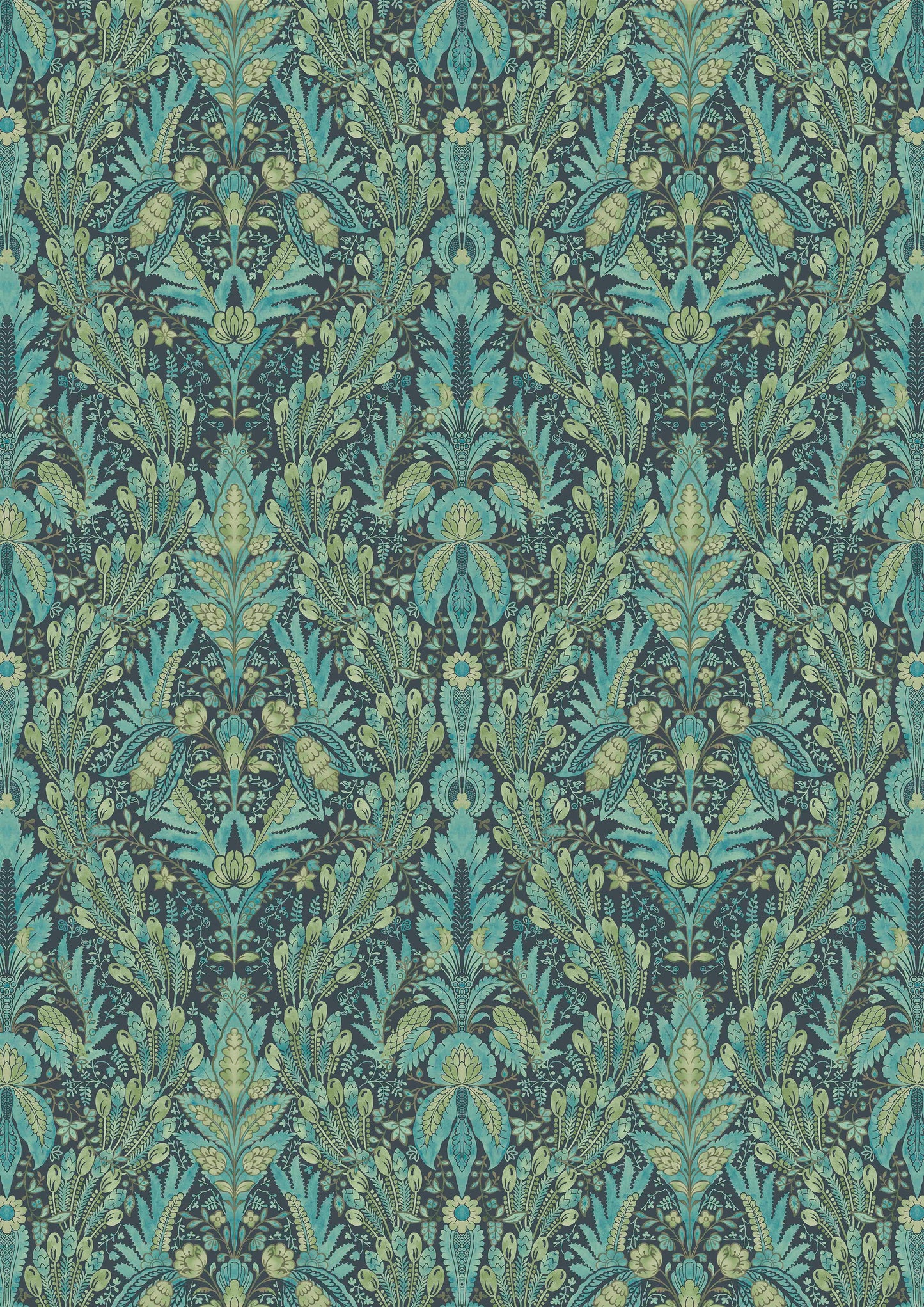 Hawksmoor Wallpaper - Peacock