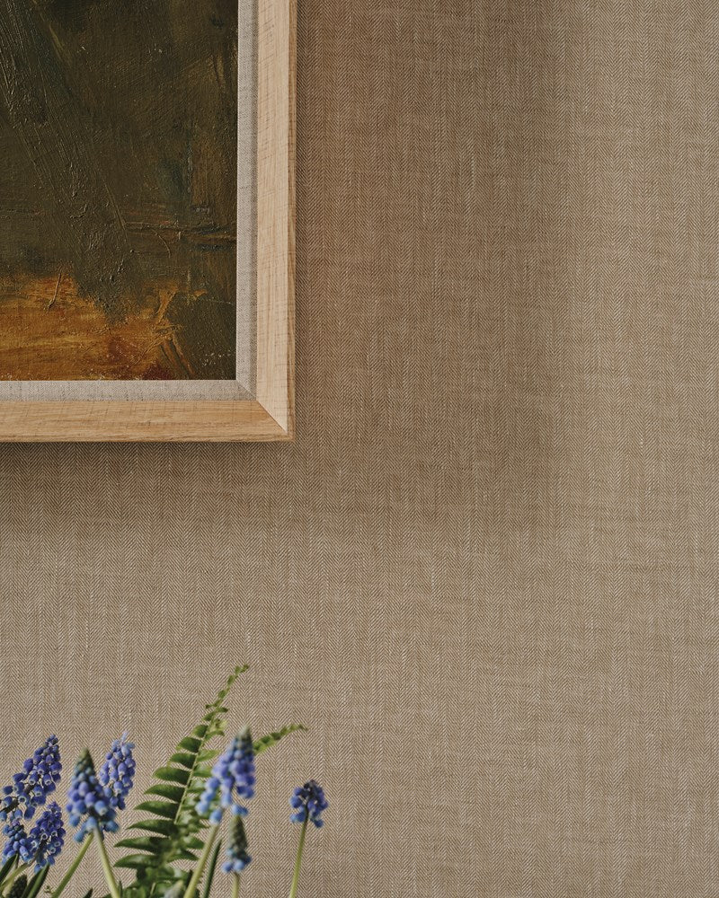 Hector Wallcovering Wallpaper - Sienna - Colefax & Fowler