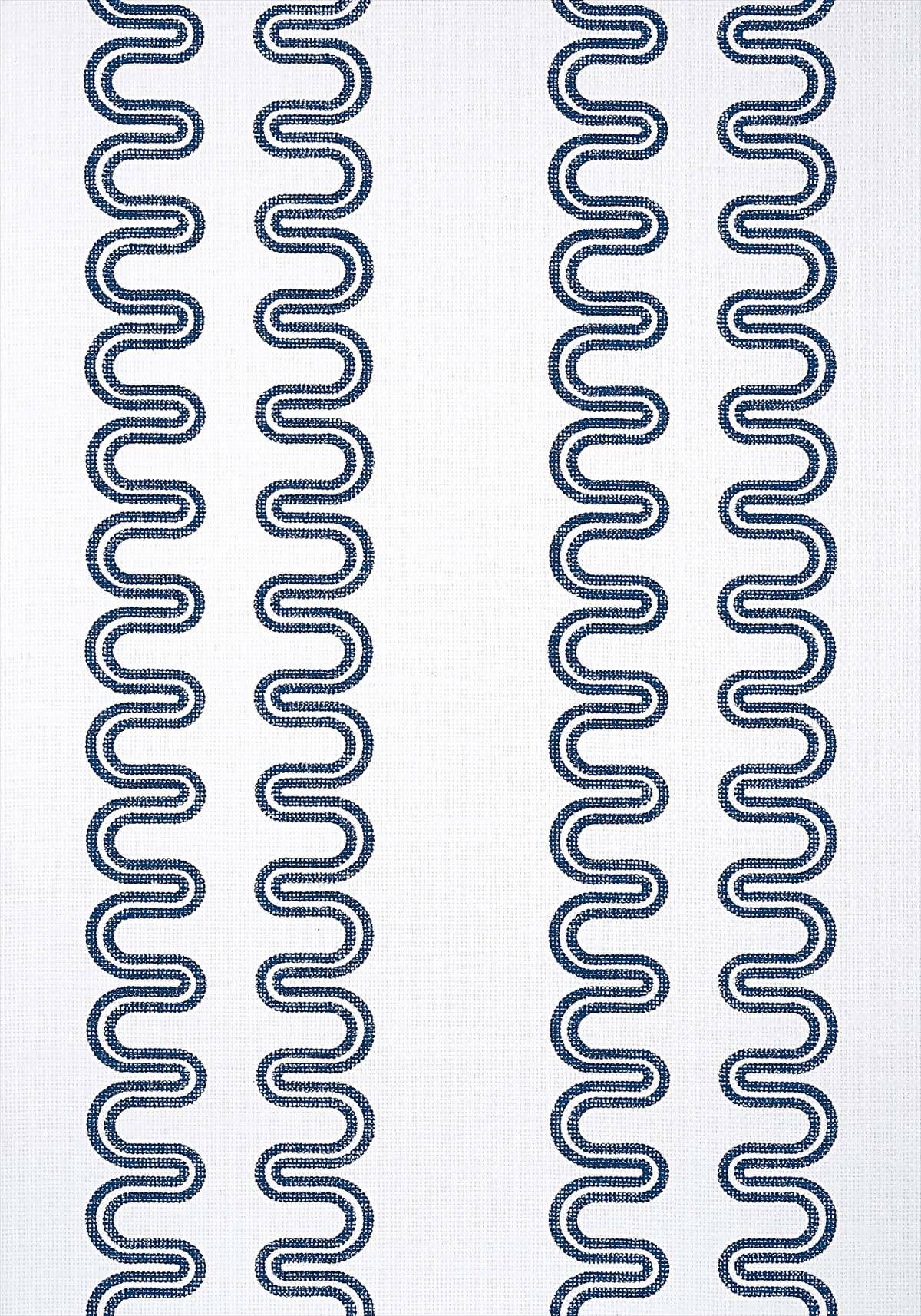 Herriot Way Wallpaper - Navy on White - AT9636 - Anna French