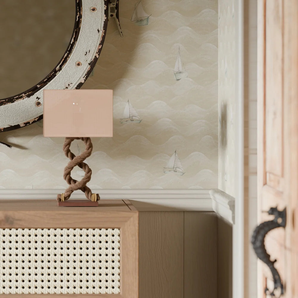 High Tide Wallpaper - Sand - Lucie Annabel