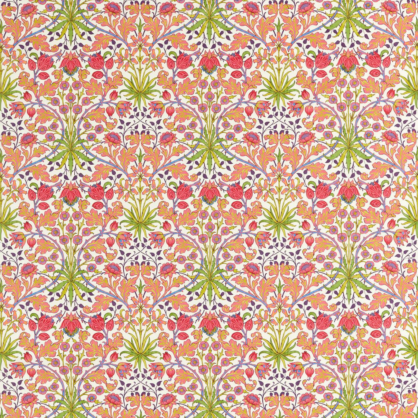 Hyacinth Fabric - Cosmo Pink - 520005 - Morris & Co