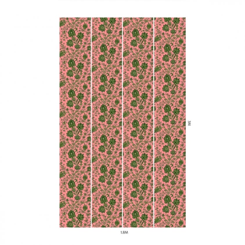 INDIENNE Wallpaper - Amaranth - House of Hackney