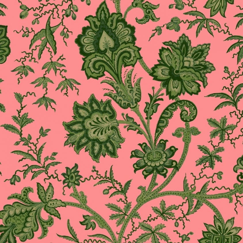 INDIENNE Wallpaper - Amaranth - House of Hackney