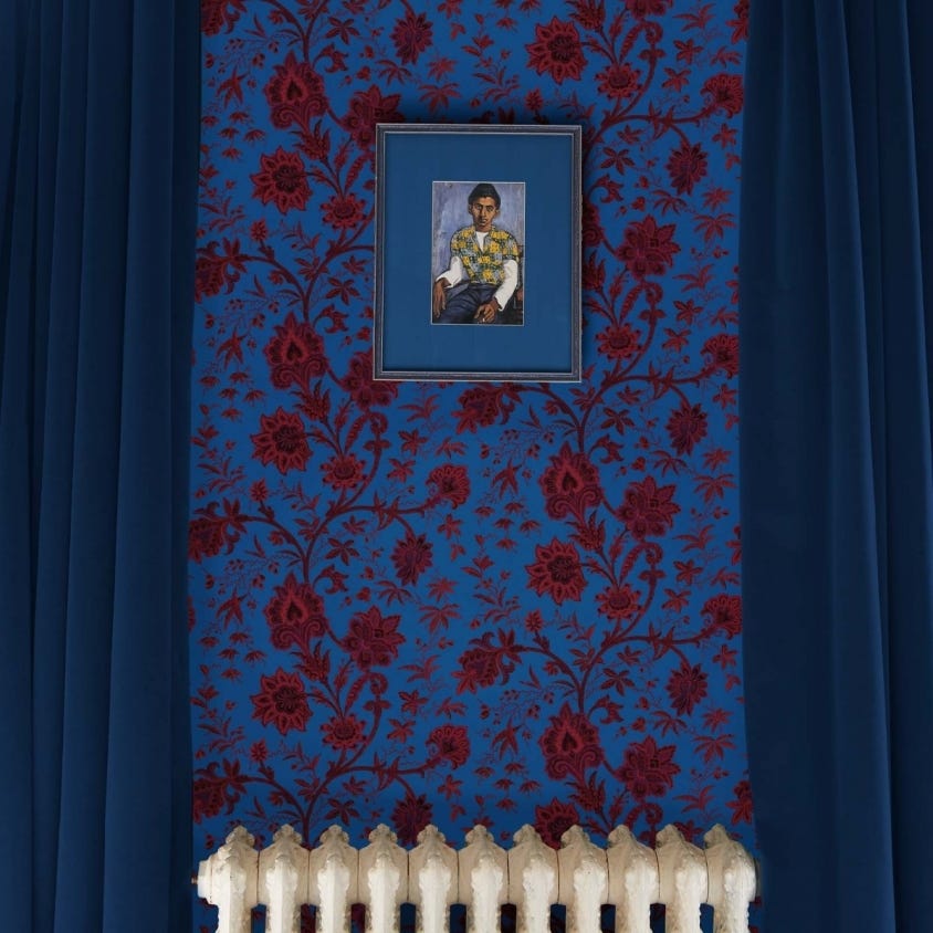 INDIENNE Wallpaper - Lapis-Blue - House of Hackney