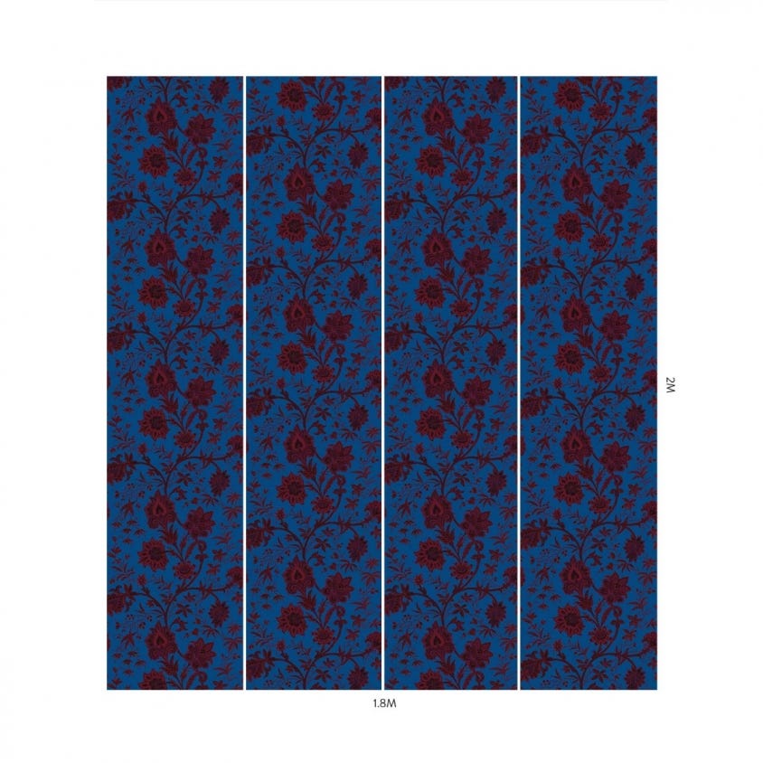 INDIENNE Wallpaper - Lapis-Blue - House of Hackney