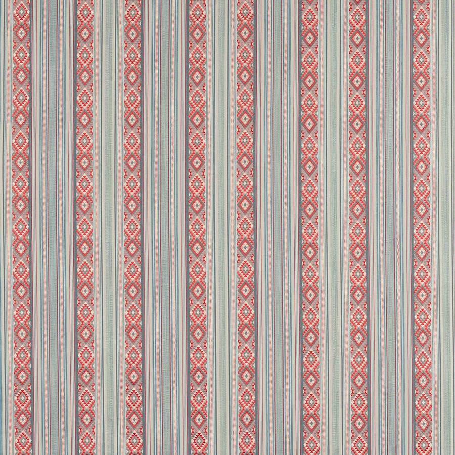 Javalli Stripe Fabric - Blue - Jane Churchill