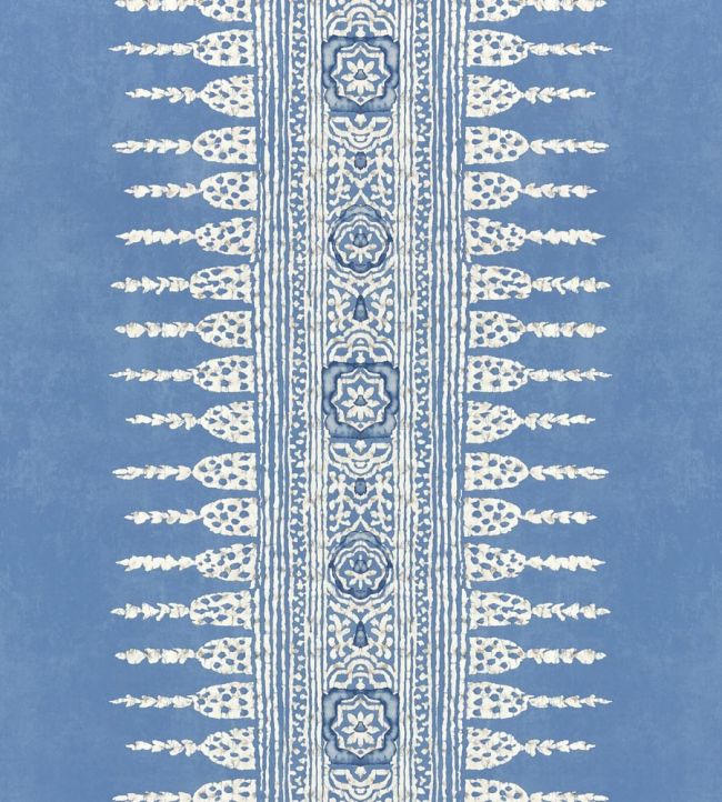 Javanese Stripe Wallpaper - Wedgewood Blue - AT15141 - Anna French