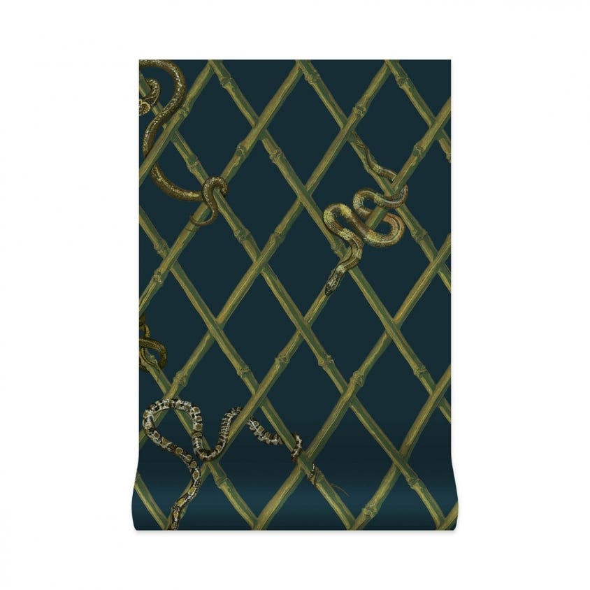 KHASIA Wallpaper - Midnight - House of Hackney