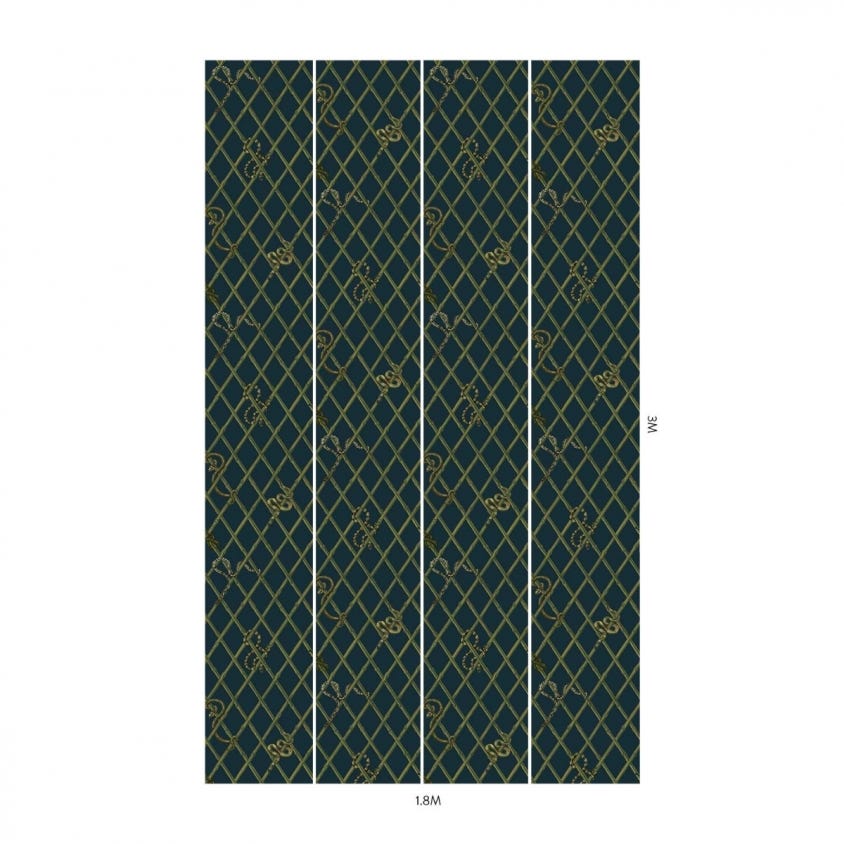 KHASIA Wallpaper - Midnight - House of Hackney