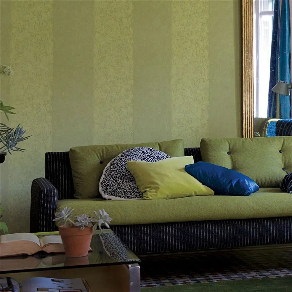 Kalpana Wallpaper - Lime - P576/14 - Designers Guild