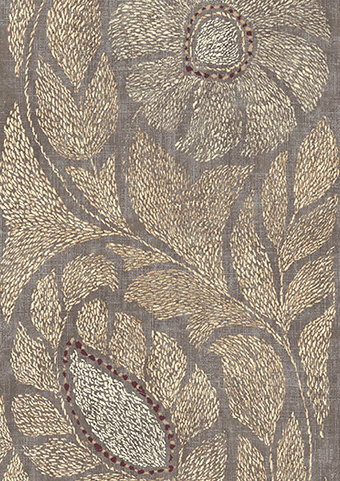 Kashmiri Wallpaper - Pumice Gilt