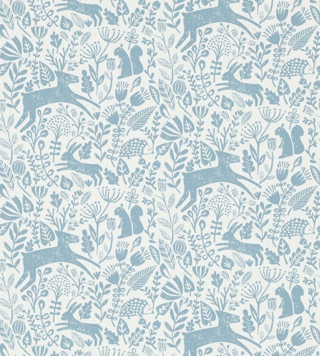 Kelda Wallpaper - Cobalt - NFIK111107 - Scion