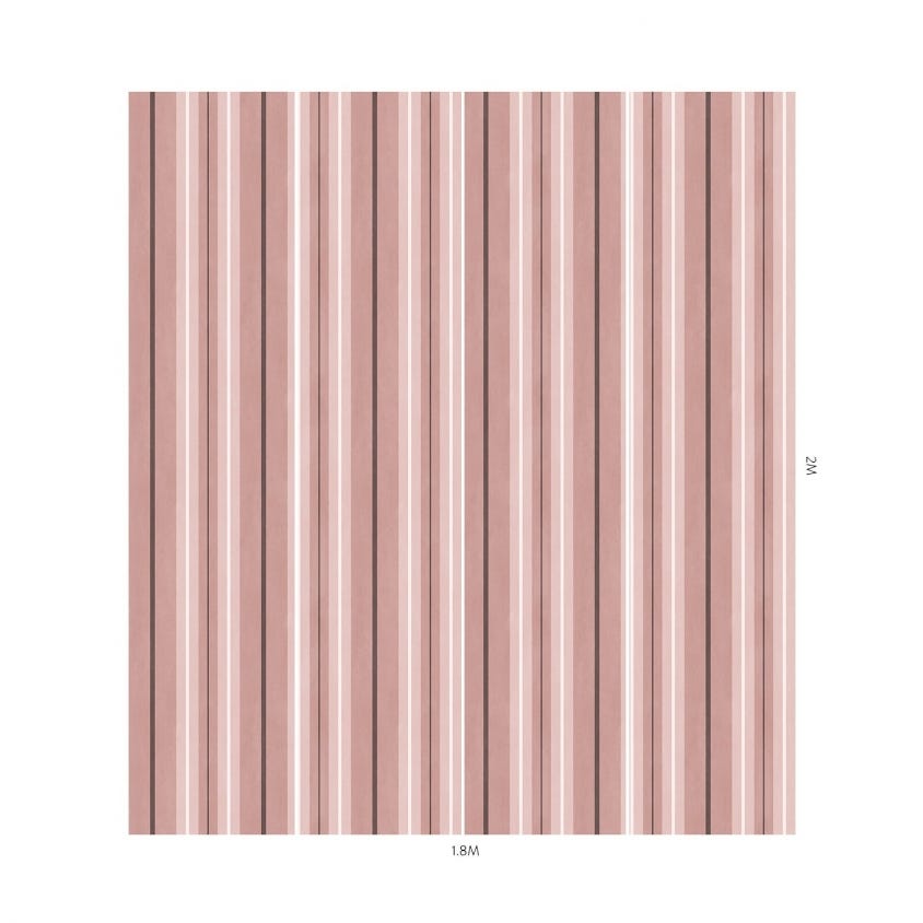 LAURISTON STRIPE Wallpaper - Sakura - House of Hackney