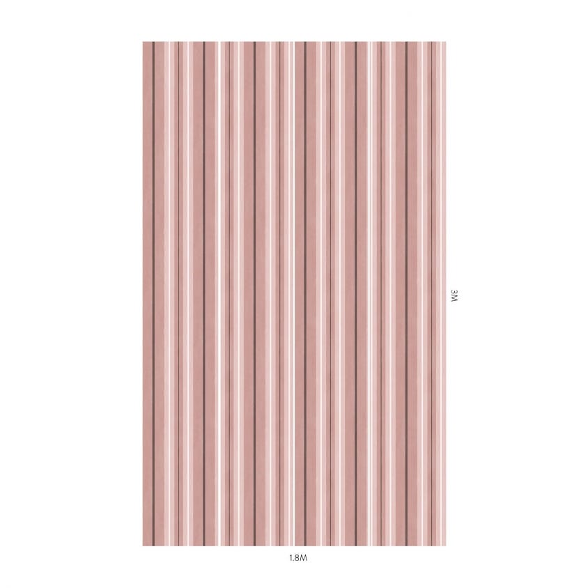 LAURISTON STRIPE Wallpaper - Sakura - House of Hackney