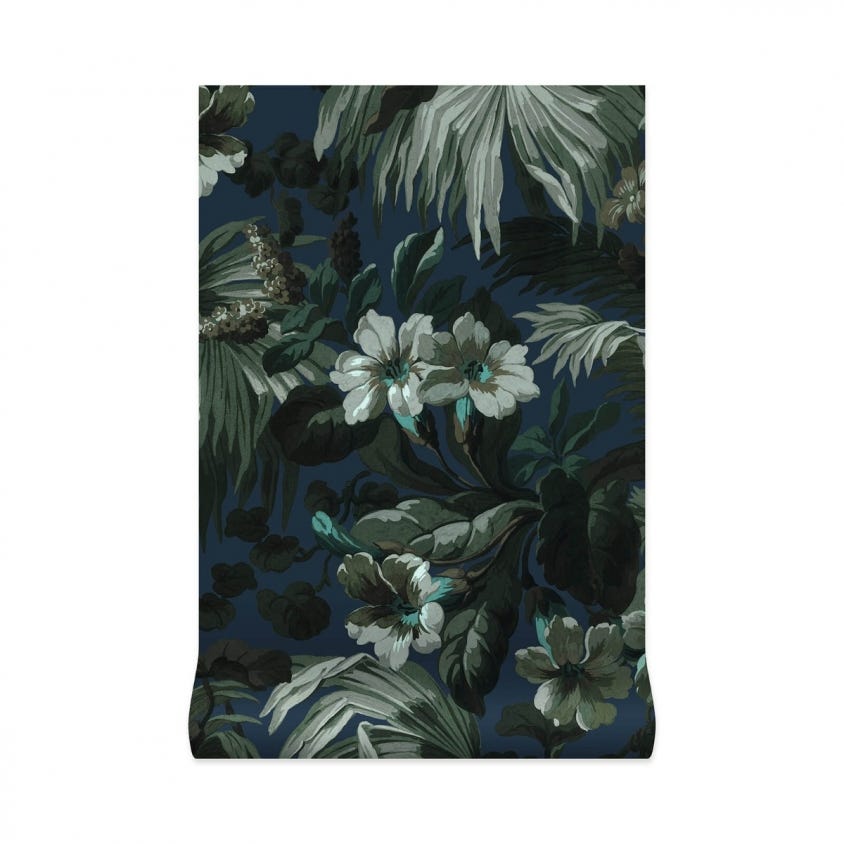 LIMERENCE Wallpaper - Blue Ink - House of Hackney