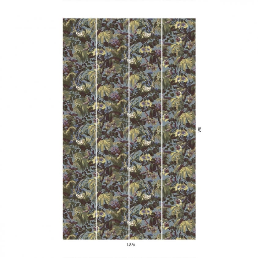 LIMERENCE Wallpaper - Indigo - House of Hackney