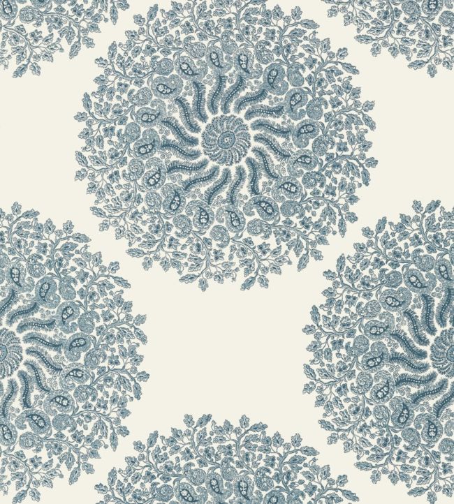 La Provence Wallpaper - Blue and White - AT78795 - Anna French