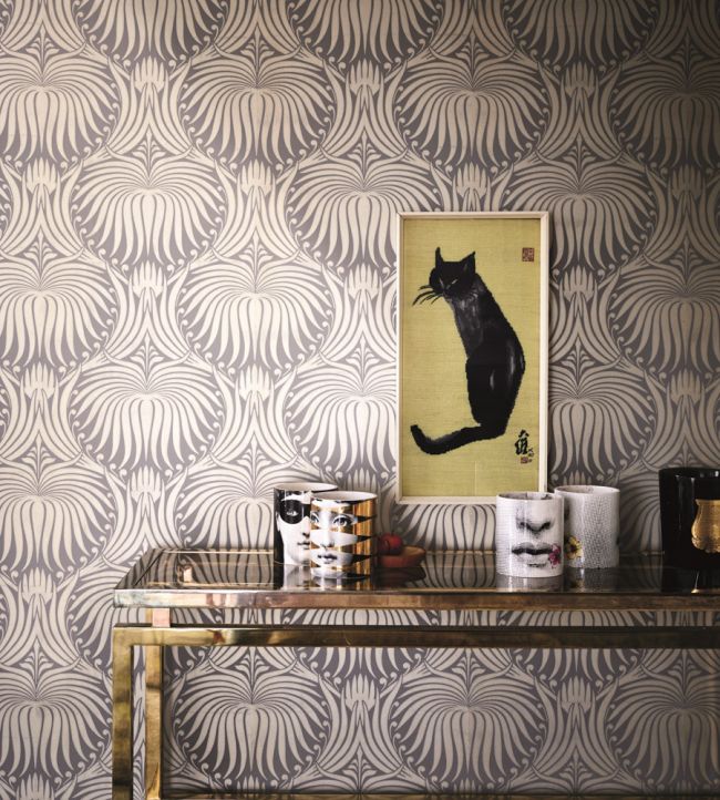 Lotus Wallpaper - Bespoke Metallic - 2067 - Farrow & Ball