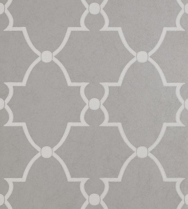 Lucian Wallpaper - Metallic Silver - AT1446 - Anna French