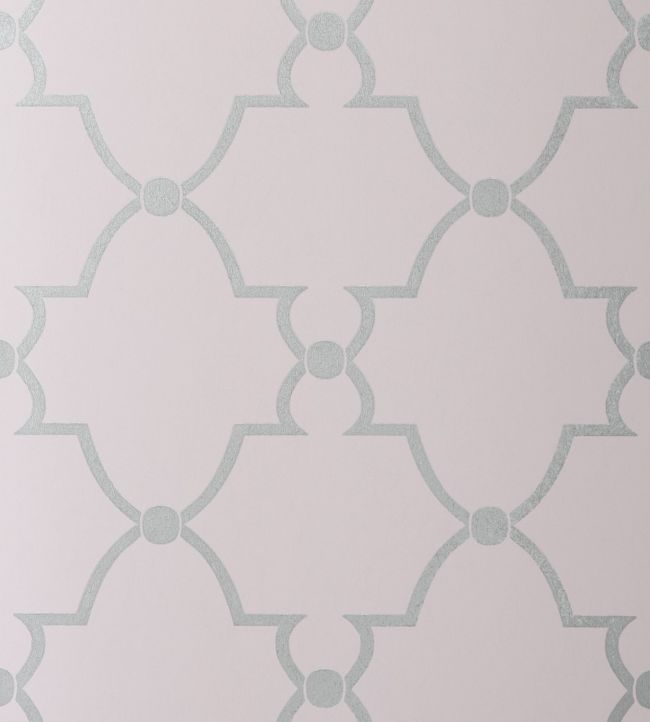 Lucian Wallpaper - Metallic on Lilac - AT1443 - Anna French