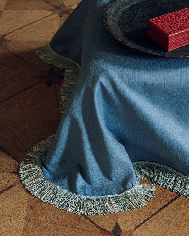 Lazare Fabric - Blue - Manuel Canovas