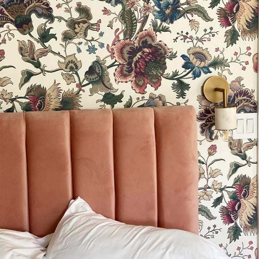 MAJORELLE Wallpaper - Ecru - House of Hackney