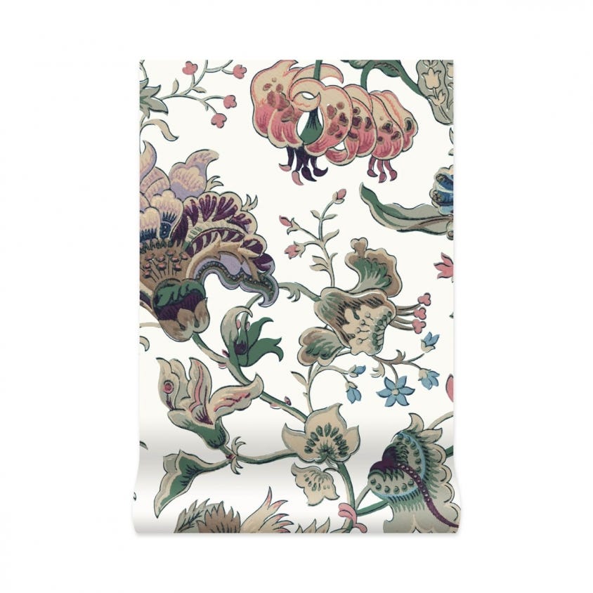 MAJORELLE Wallpaper - Ecru - House of Hackney