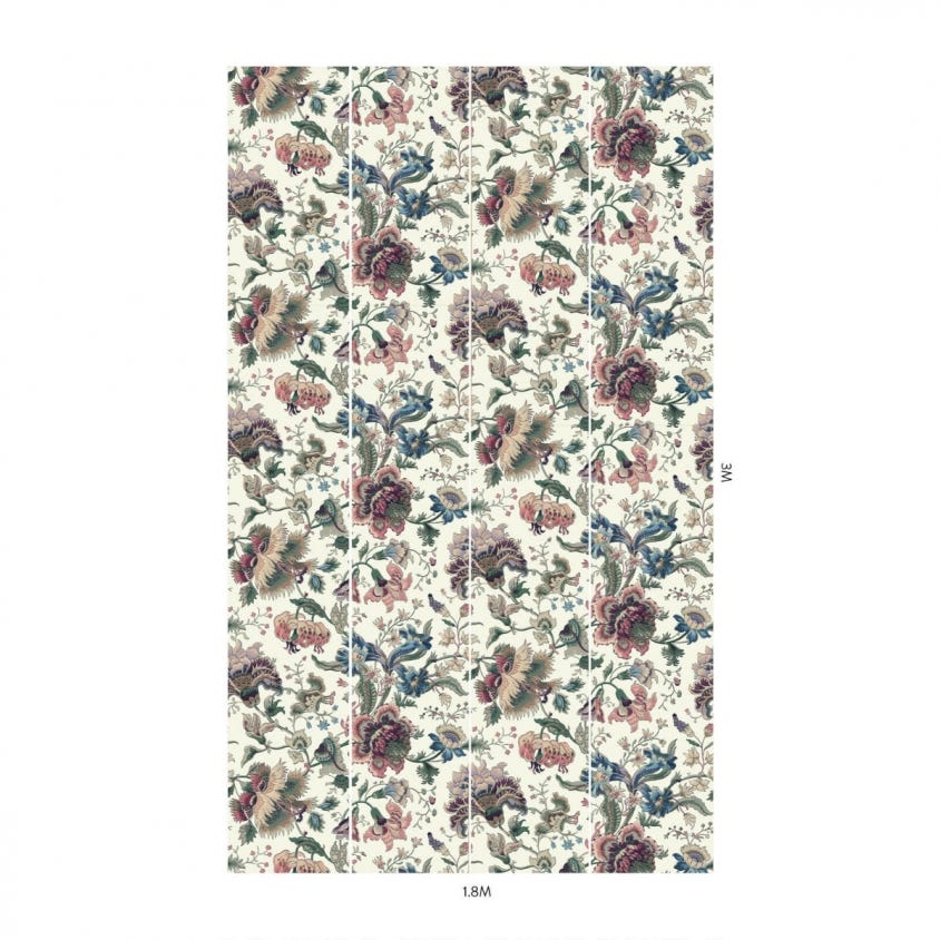 MAJORELLE Wallpaper - Ecru - House of Hackney