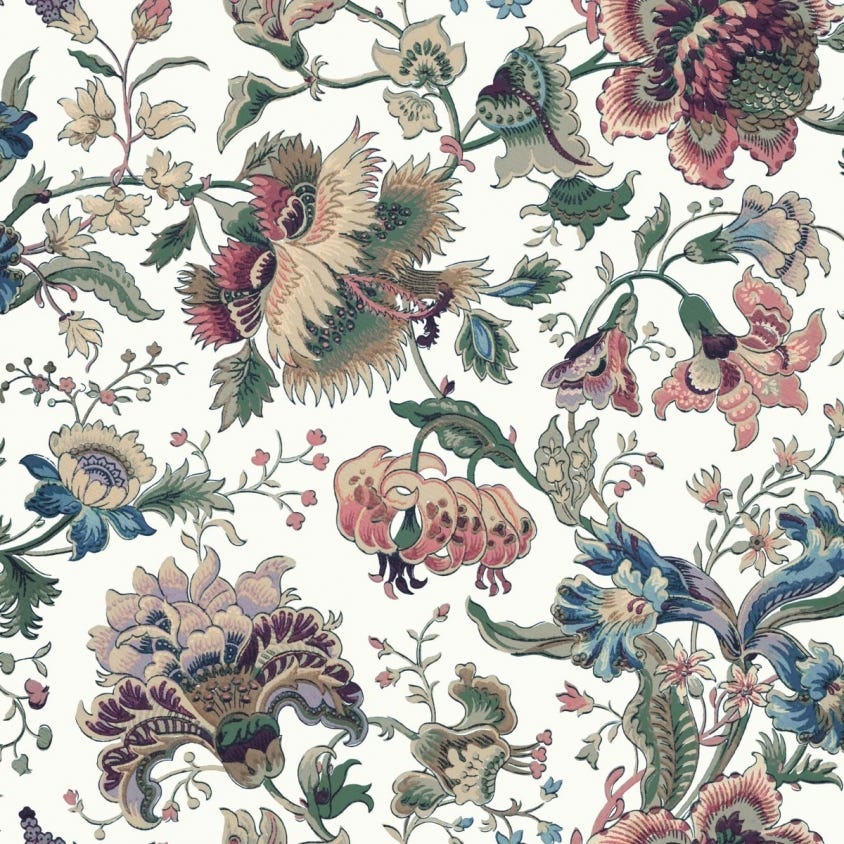 MAJORELLE Wallpaper - Ecru - House of Hackney