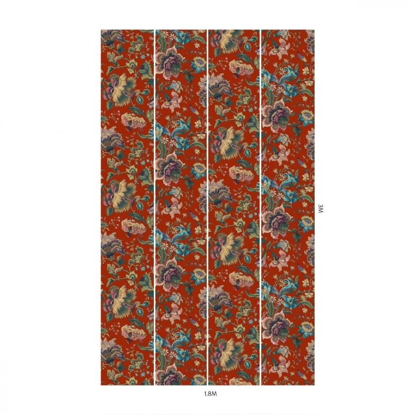 MAJORELLE Wallpaper - Henna - House of Hackney